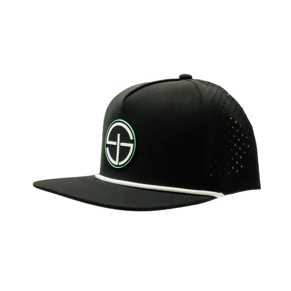 San Jac Outdoors Hats SAN JAC ROPE PERFORMANCE CAP BLACK