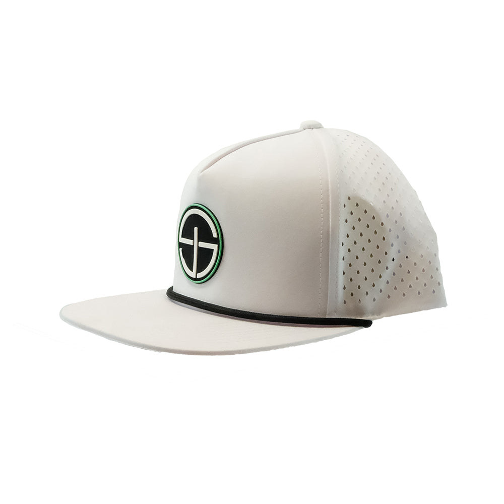 San Jac Outdoors Hats SAN JAC ROPE PERFORMANCE CAP WHITE