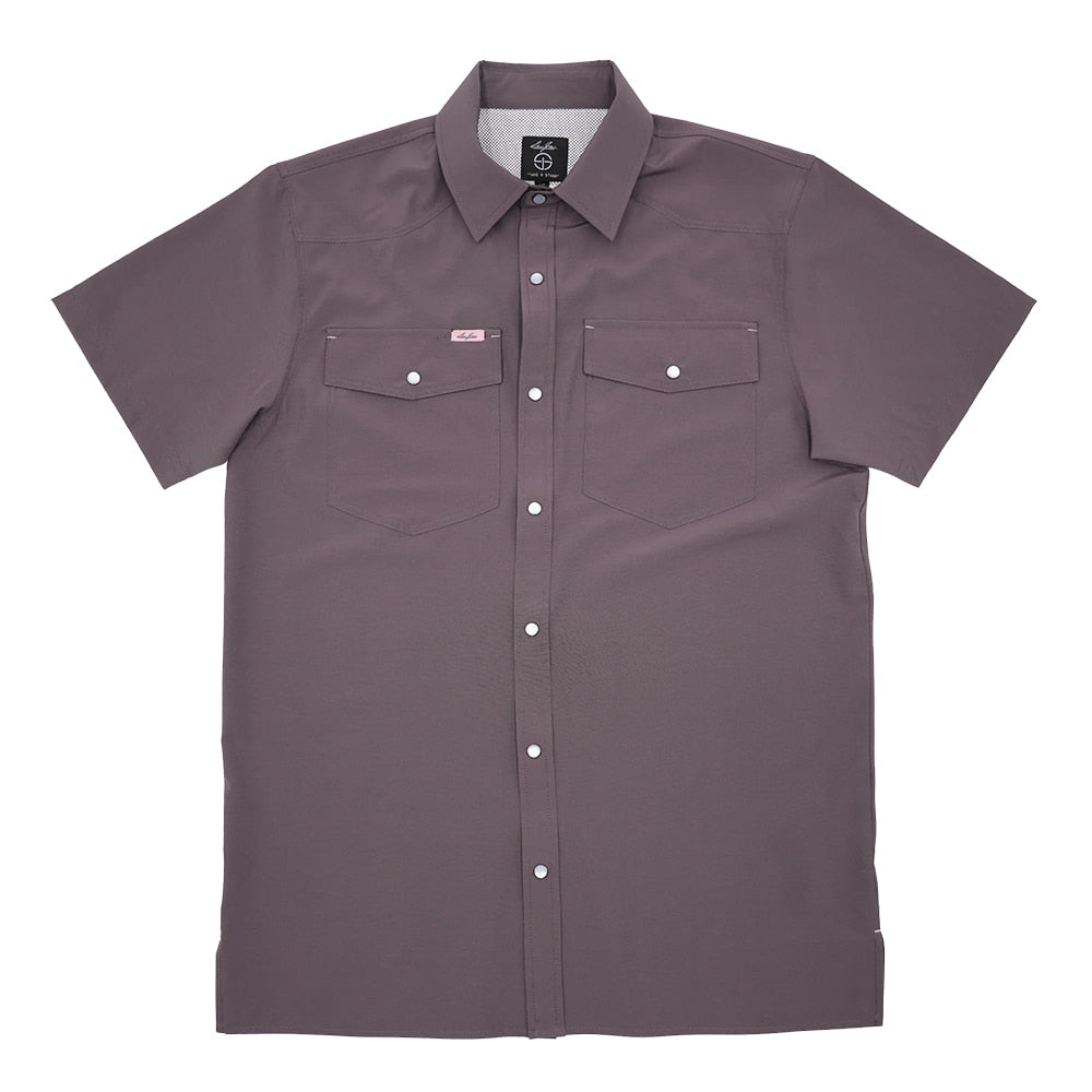 SanJac Outdoors Apparel SanJac Outdoors Boy's Mulberry Short Sleeve Snap Shirt