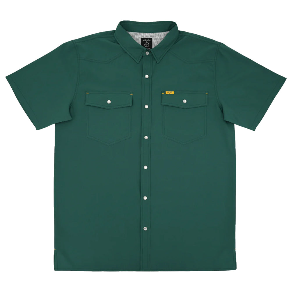 SanJac Outdoors Apparel Youth Short Sleeve Performance Pearl Snap