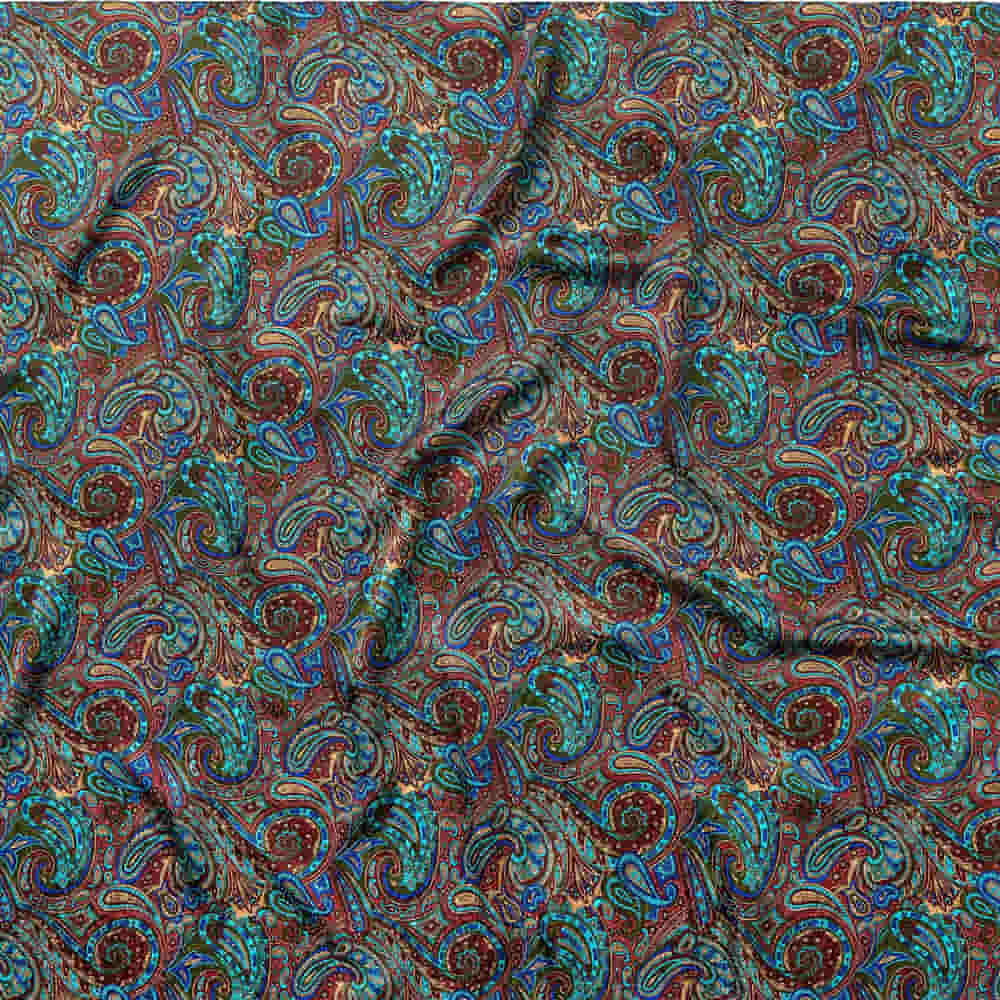 Schaefer Outfitter Apparel Multi / 35"x35" Schaefer Outfitter Paisley Wild Rag In Burgundy, Blue, Olive