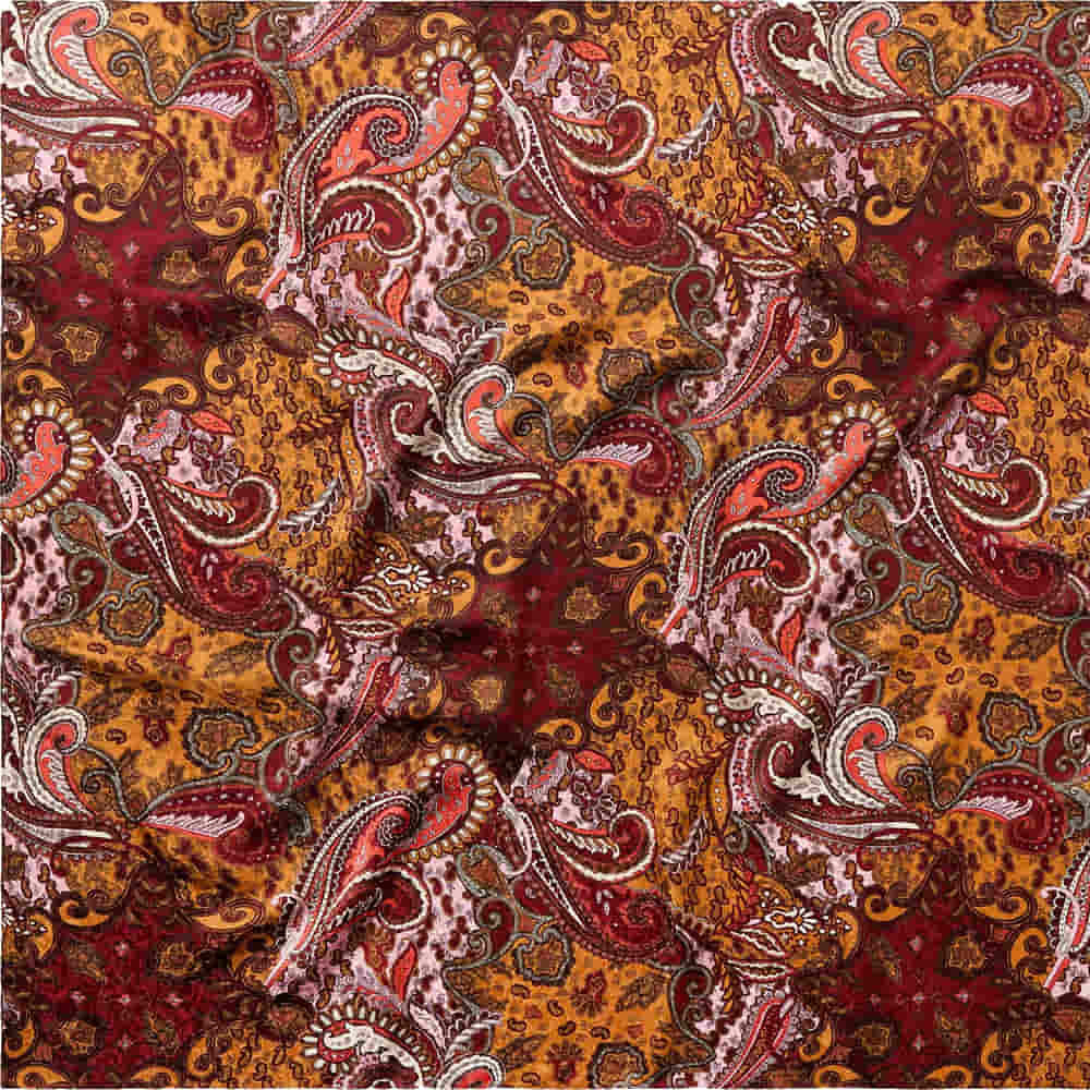 Schaefer Outfitter Apparel Rust / 35"x35" Schaefer Outfitter Paisley Wild Rag In Rust/Red