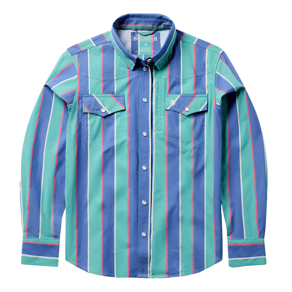 Schaefer Outfitter Apparel Schaefer Outfitters Women's Marathon RangeTek Western Guide Snap Shirt
