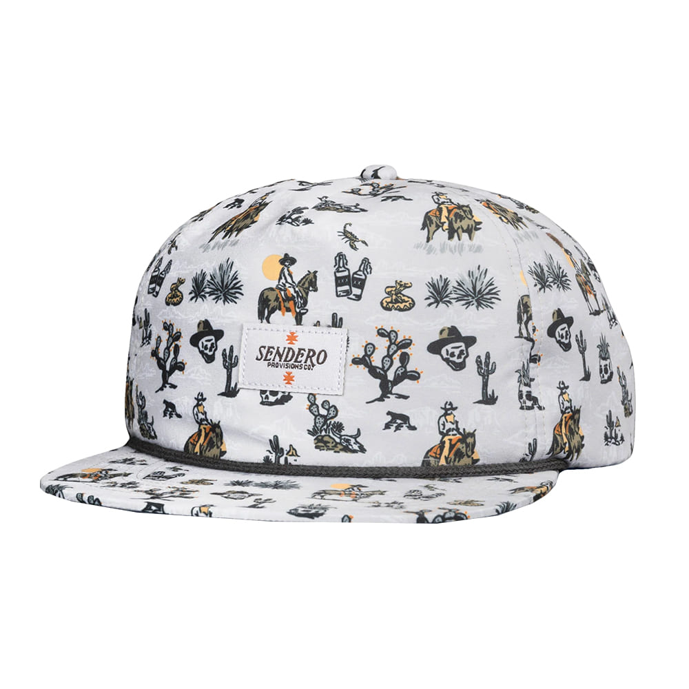 Sendero Provisions Company Hats Sendero Provisions Company Muertos Print Snap Back Cap