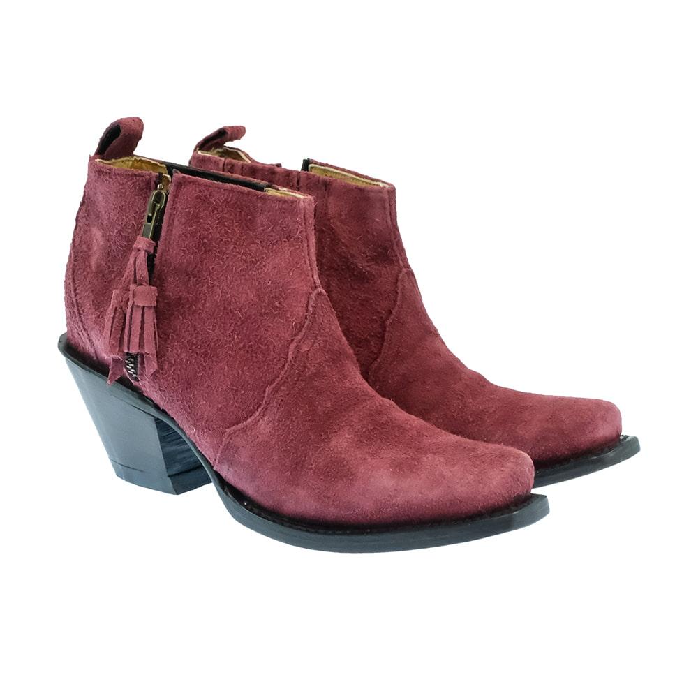 Serna Boots Footwear Serna Burgundy Women's Bootie