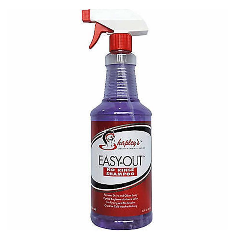 Shapley's Supplies 32oz / Multi Shapley's Easy-Out No Rinse Shampoo