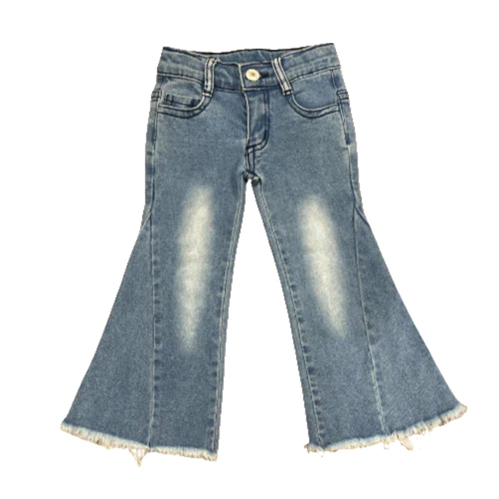 Shea Baby Apparel Shea Baby Girl's Denim Western Flare Jeans