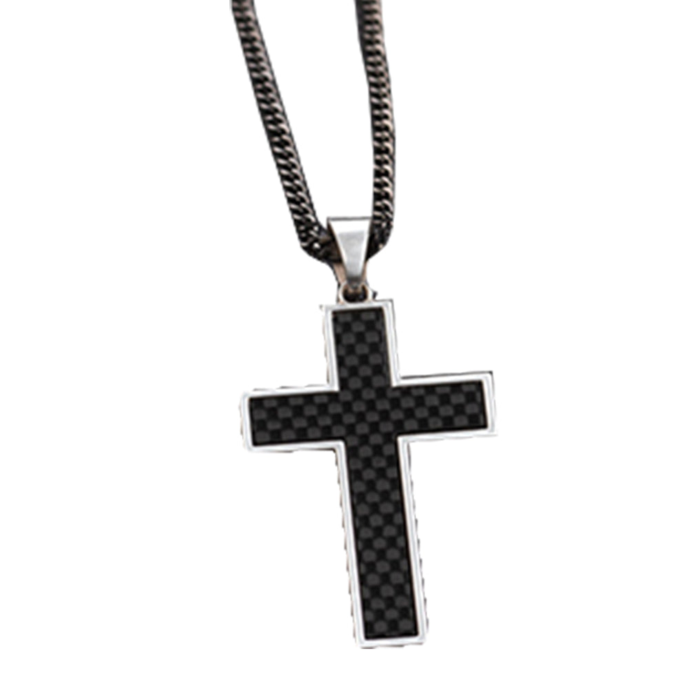 Silver Strike Jewelry Silver Strike Mens Cross Necklace