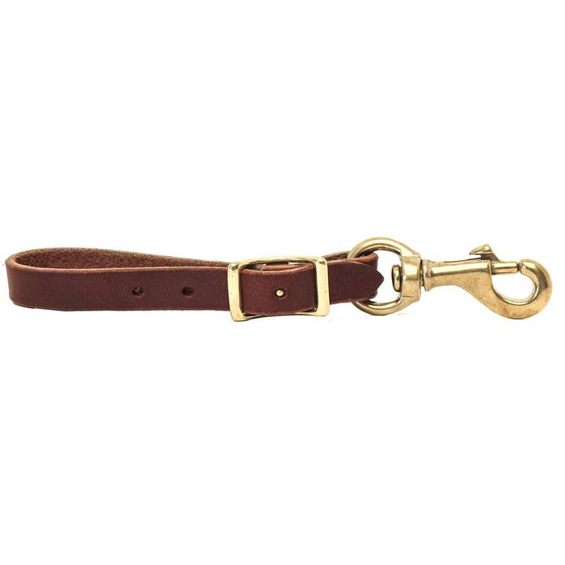 South Texas Tack 3/4 / LATIGO STT Leather Cinch Connector with Brass Hardware