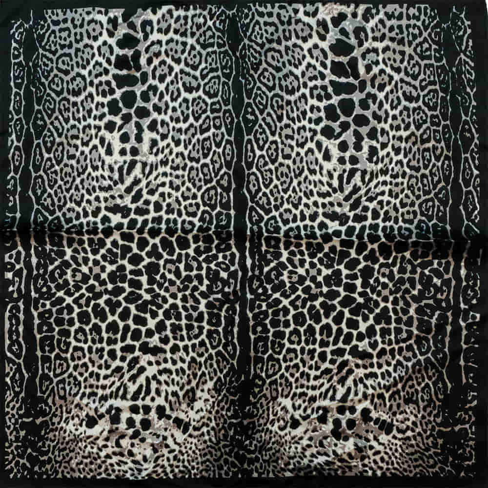 South Texas Tack Apparel Apparel Black / 27"X27" South Texas Tack Apparel Leopard 27"x27" Wild Rag