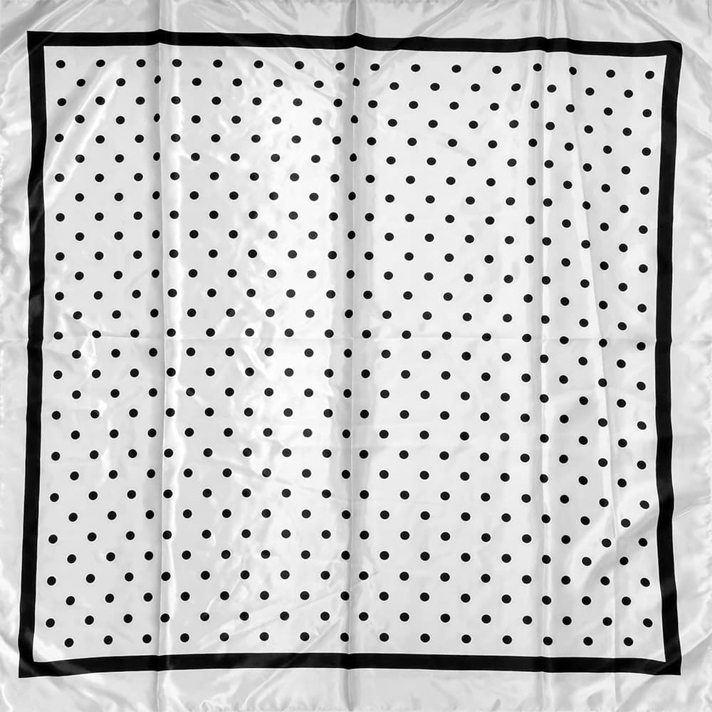 South Texas Tack Apparel Apparel Black/White / 35"X35" South Texas Tack Apparel Polka Dot 35"x35" Wild Rag