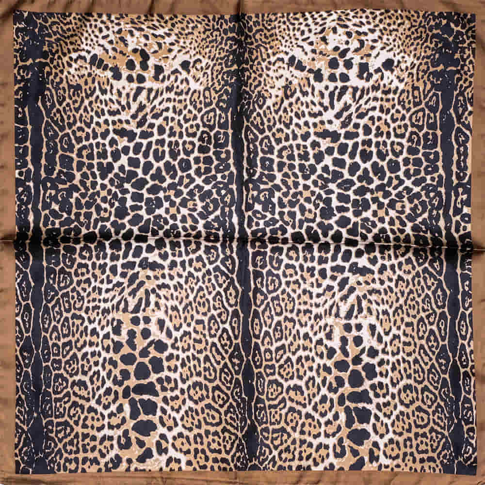South Texas Tack Apparel Apparel Brown / 27"X27" South Texas Tack Apparel Leopard 27"x27" Wild Rag