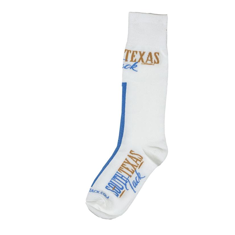 South Texas Tack Apparel Apparel OSFM / WHITE South Texas Tack White Unisex Trouser Sock