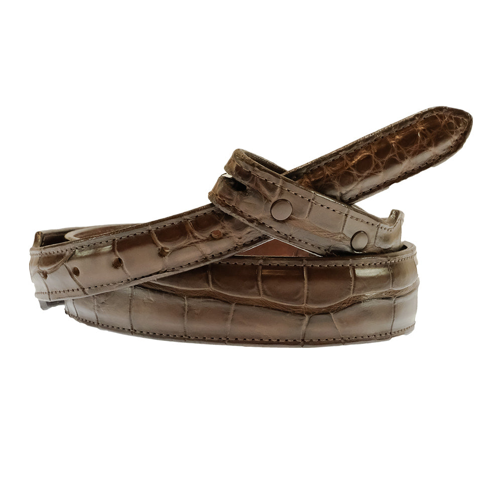 South Texas Tack Apparel Apparel South Texas Tack Custom Exotic Brown Belt