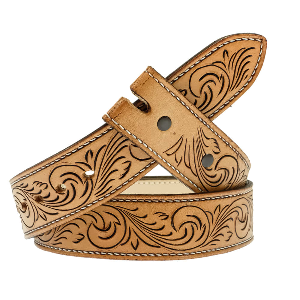 South Texas Tack Apparel Apparel South Texas Tack Leather Knife Cut Belt