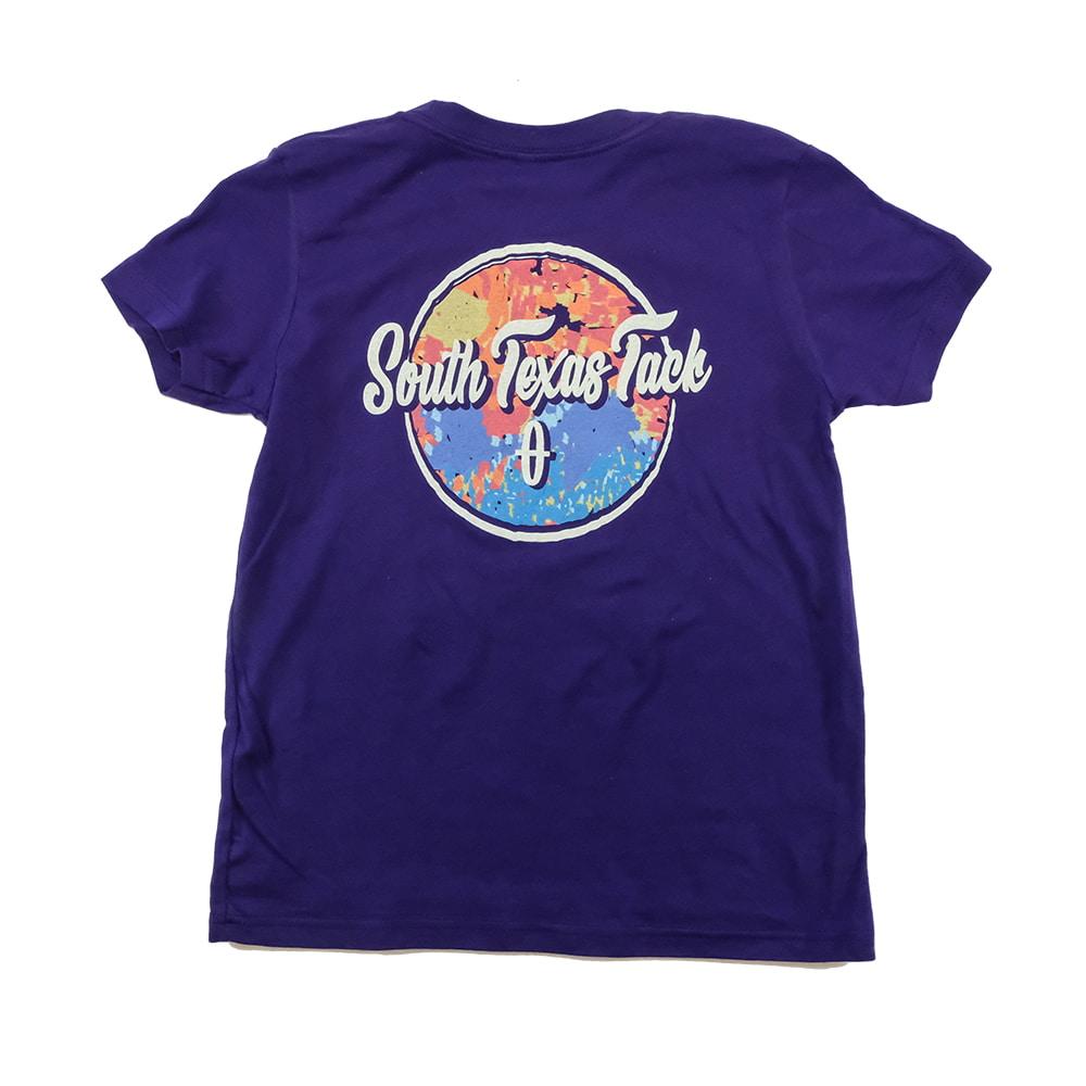 South Texas Tack Apparel Apparel South Texas Tack Purple Wild Flower Girl's T-Shirt