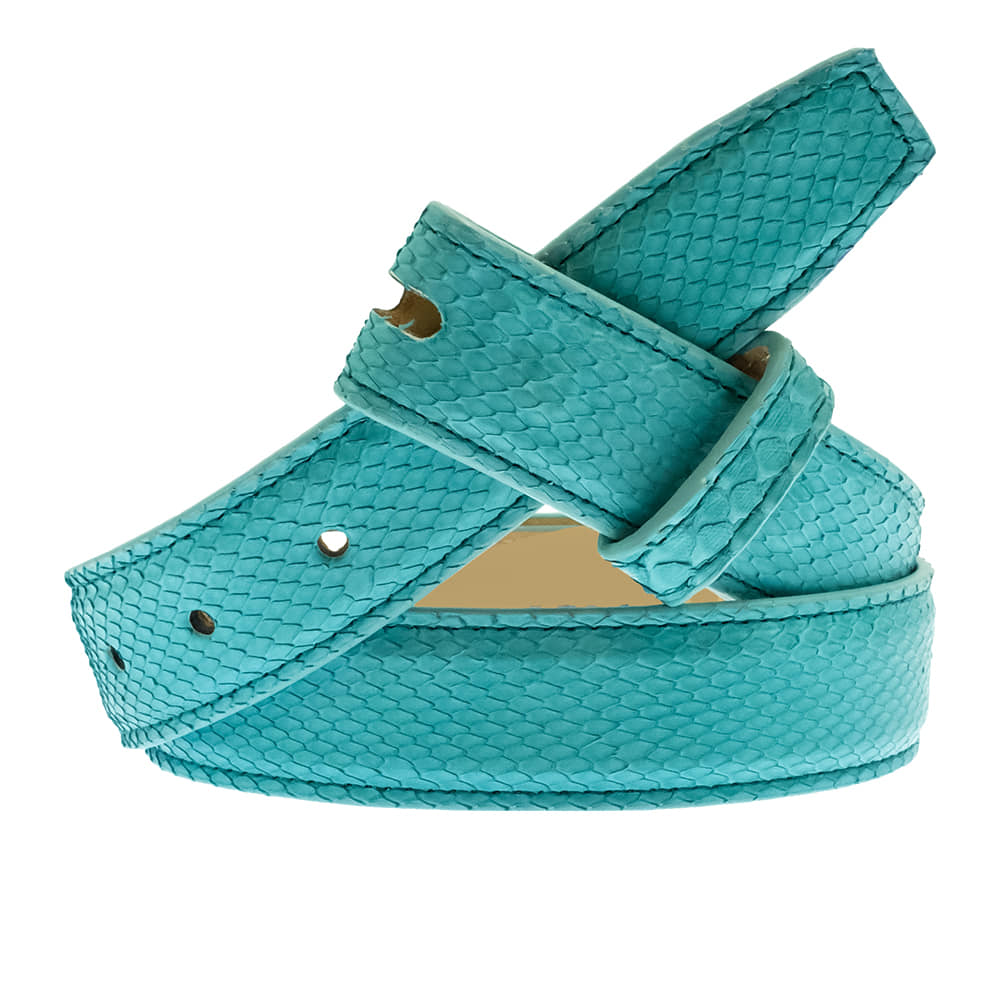 South Texas Tack Apparel Apparel South Texas Tack Turquoise Python Belt