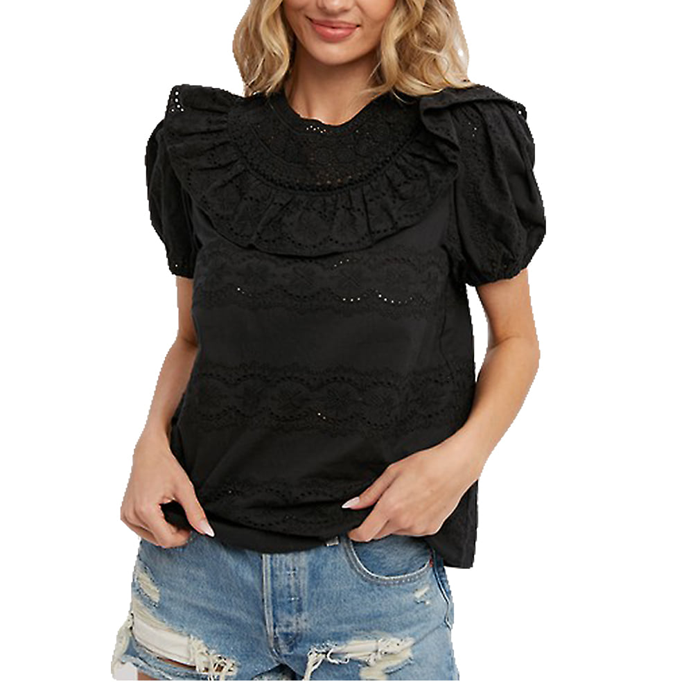 South Texas Tack Apparel Eyelet Lace Blouse