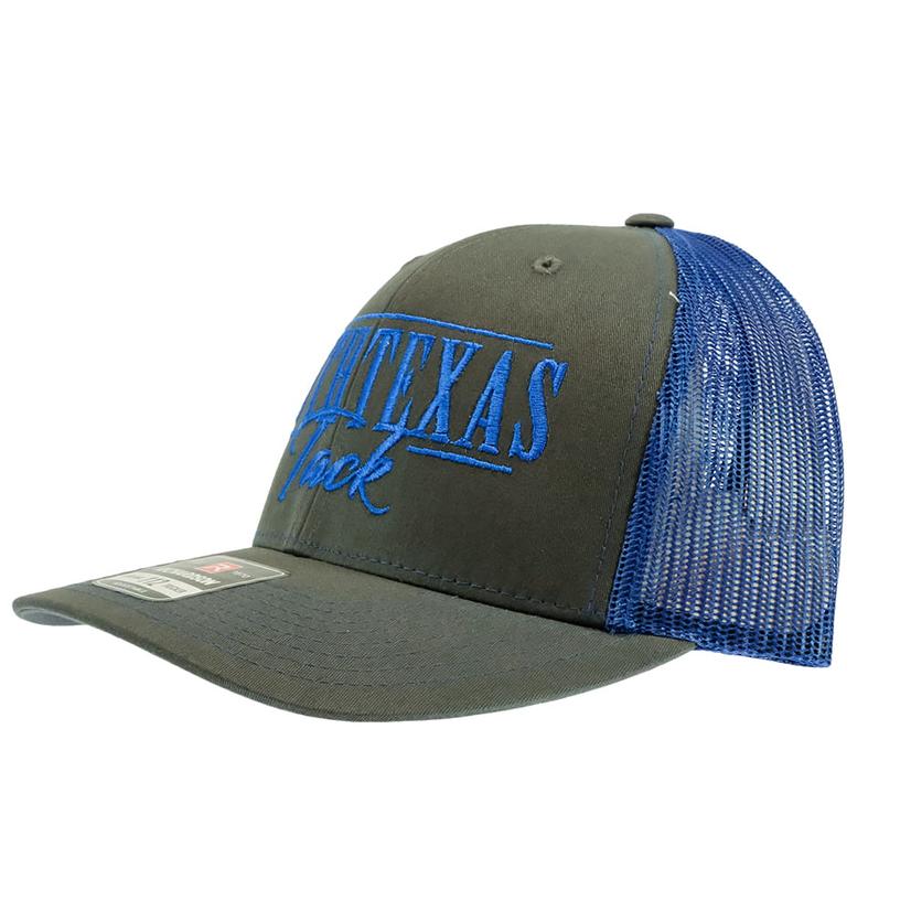 South Texas Tack Apparel hat OSFA / CHARCOAL/ROYAL South Texas Tack Grey and Royal Blue Cap