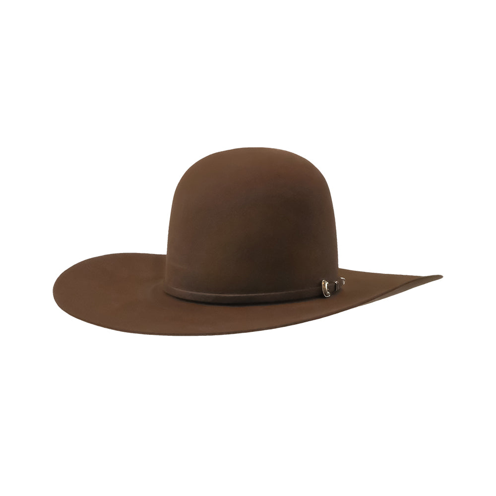 South Texas Tack Apparel Hats 40X 4.5 brim open crown leather sweat