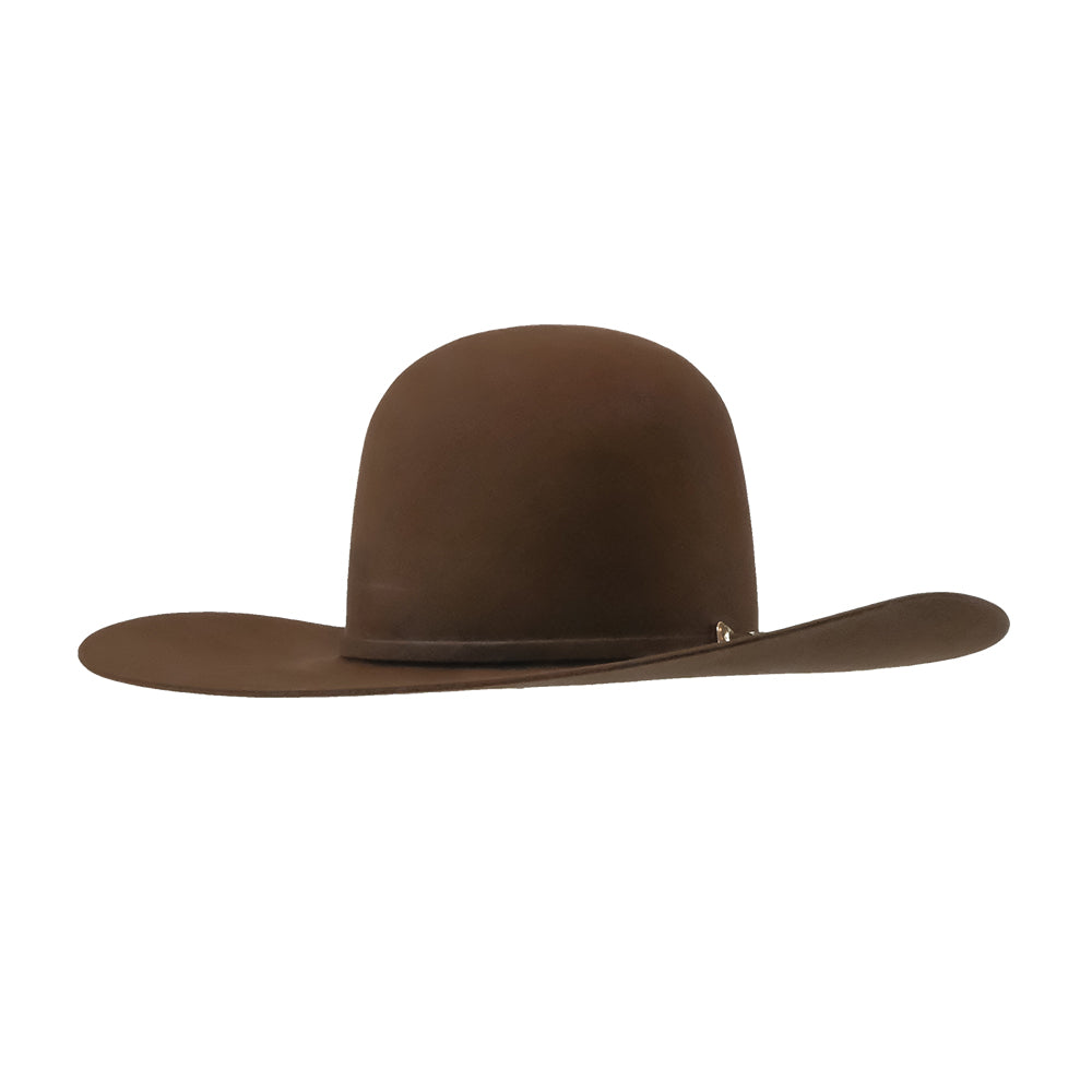 South Texas Tack Apparel Hats 40X 4.5 brim open crown leather sweat