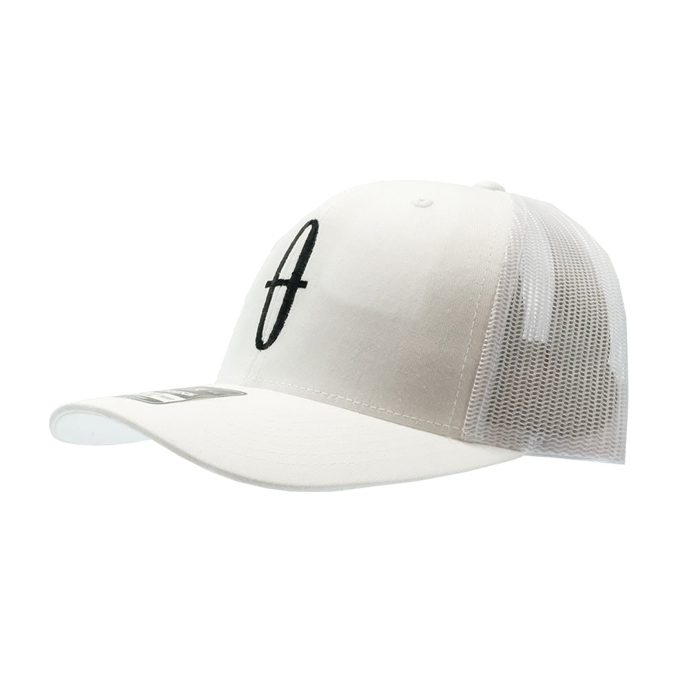 South Texas Tack Apparel Hats Bar Nothin Co. Embroidered White Mesh Back Cap