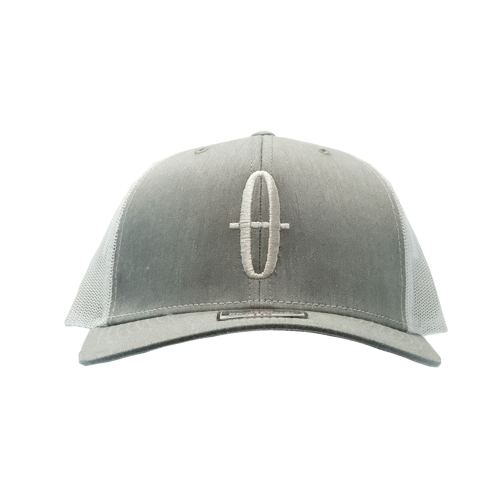 South Texas Tack Apparel Hats Bar Nothin Co. Grey and White Mesh Back Cap