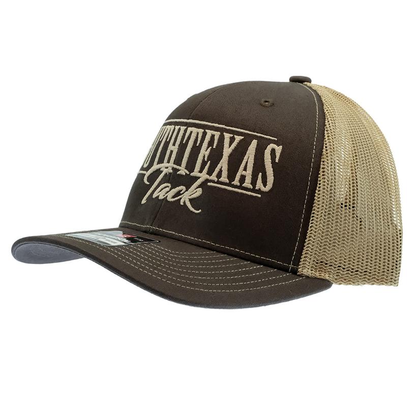South Texas Tack Apparel Hats OSFA / BROWN/KHAKI South Texas Tack Brown Ranch To Retail Cap