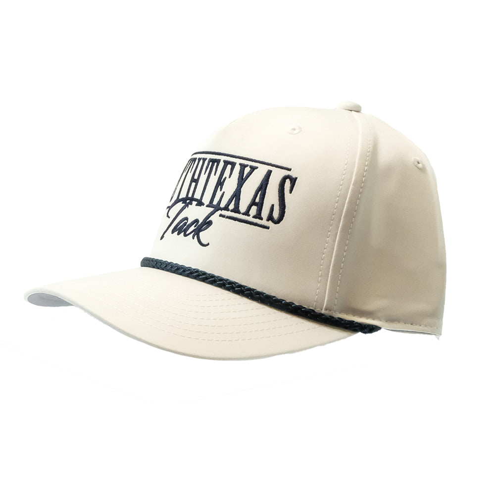 South Texas Tack Apparel Hats South Texas Tack Apparel 258 Cap White and Navy Rope with STT R to R