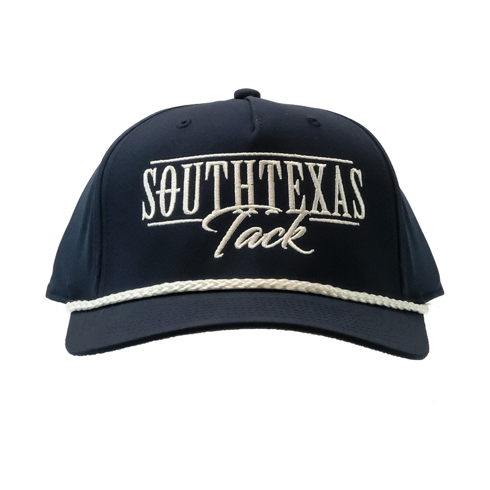 South Texas Tack Apparel Hats South Texas Tack Apparel 258 Navy and White Rope Cap