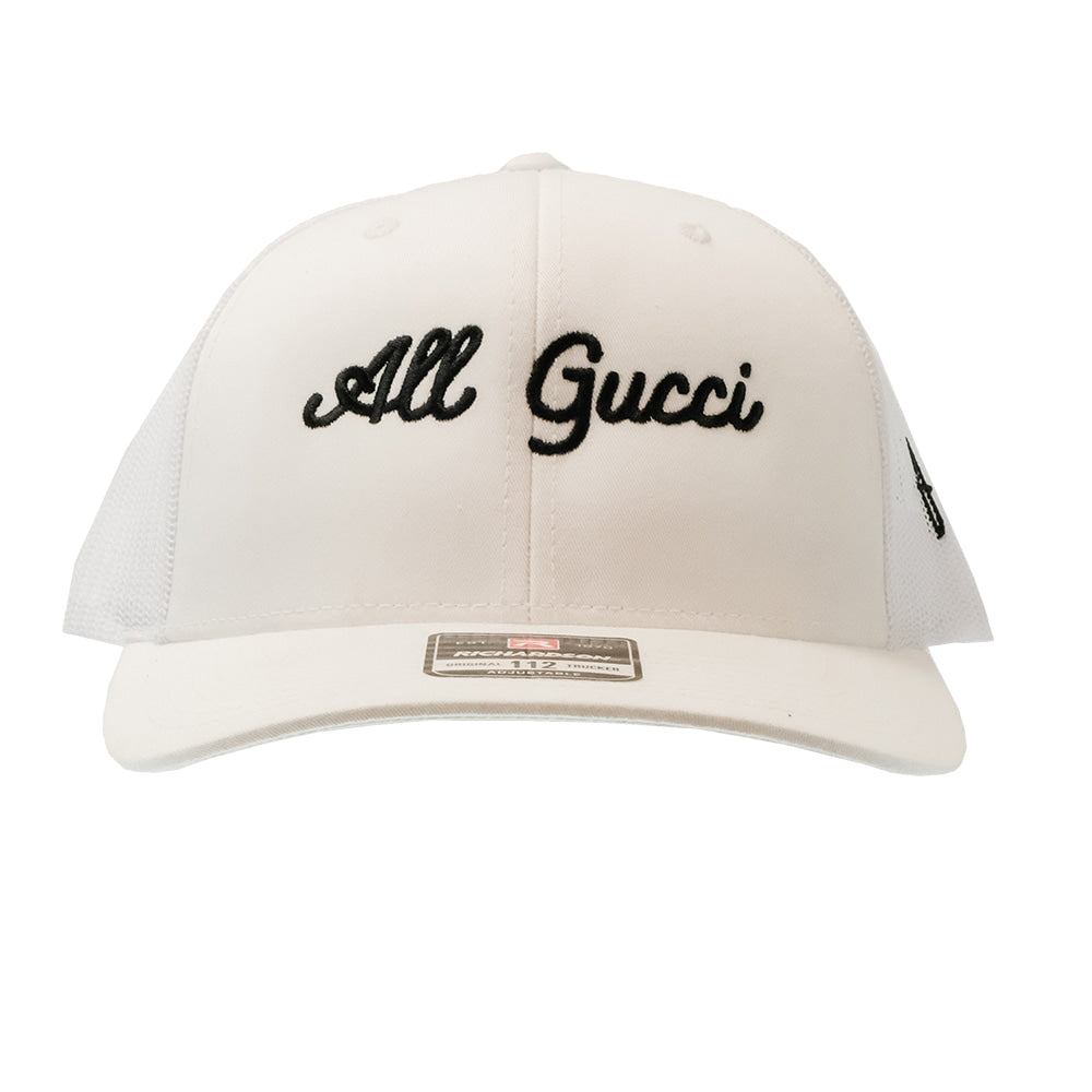 South Texas Tack Apparel Hats South Texas Tack Apparel White and Black All Gucci Cap