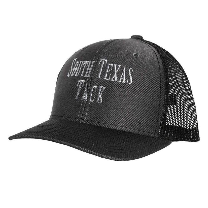 South Texas Tack Apparel Hats South Texas Tack Charcoal Black Mesh Back Cap