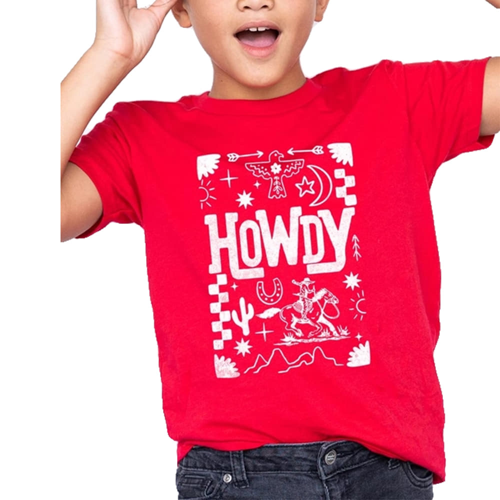 South Texas Tack Apparel Howdy Cowboy Kids Graphic Tee