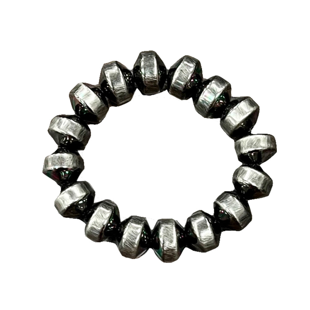 South Texas Tack Apparel Jewelry 12mm Big Polish Faux Navajo Bead Stretch Bracelet