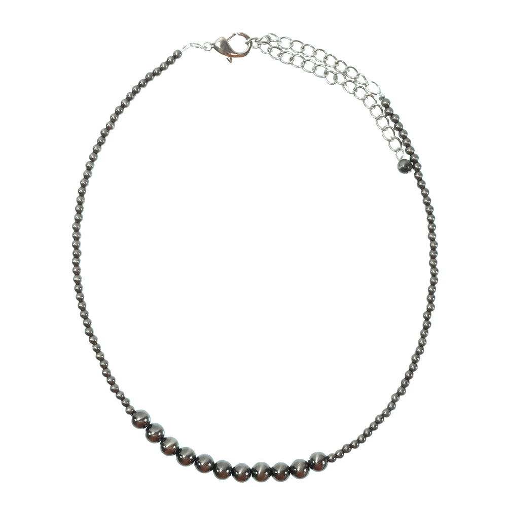 South Texas Tack Apparel Jewelry 15 Inch Silver Pearl Necklace 15"