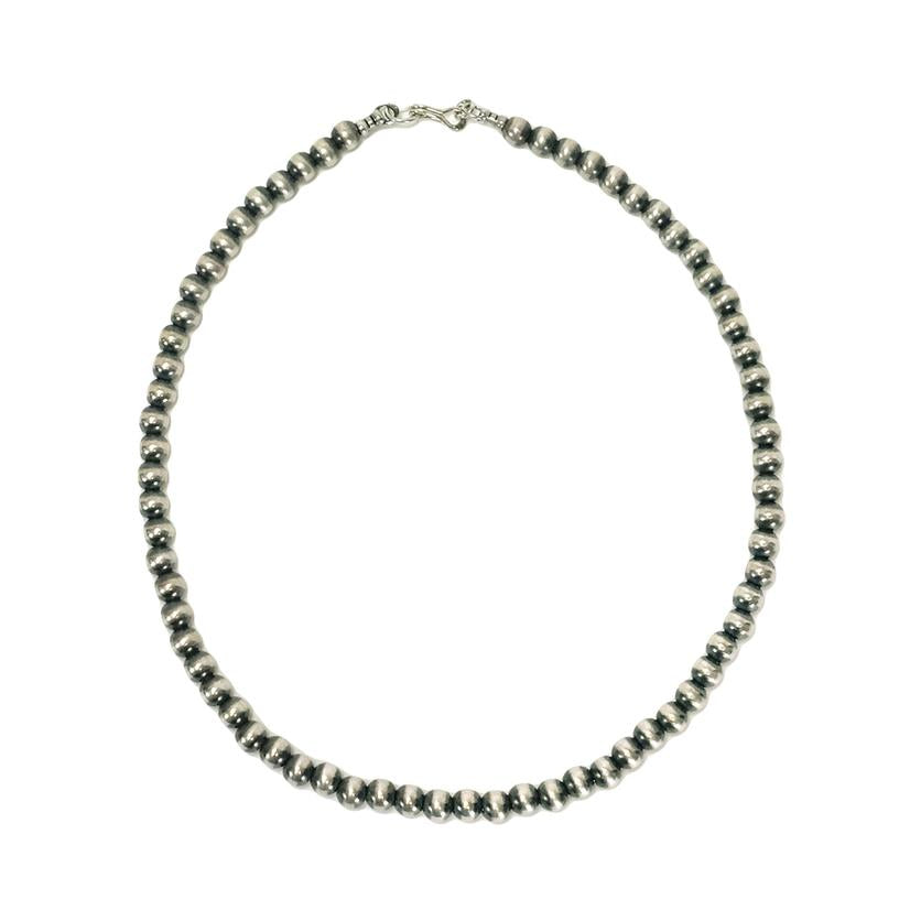 South Texas Tack Apparel Jewelry 16 Inch / Silver Navajo Pearl Necklace 6mm x 16inches