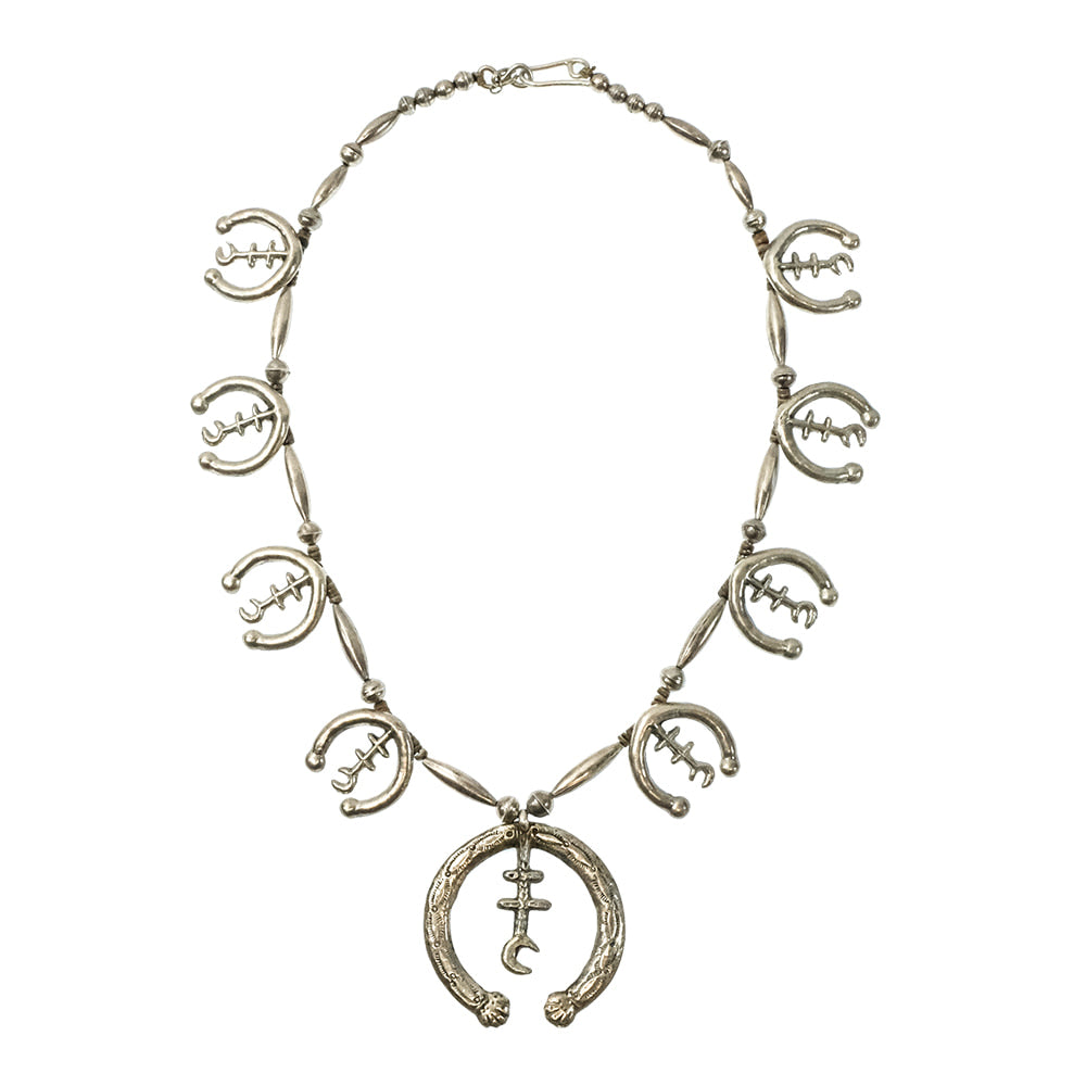 South Texas Tack Apparel Jewelry 1960s VINTAGE STERLING SILVER SQUASH BLOSSOM