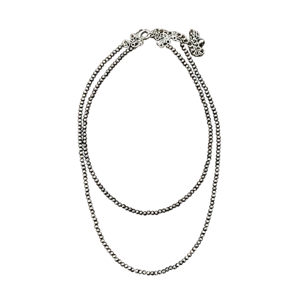 South Texas Tack Apparel Jewelry Faux 4mm Polished Navajo Bead Necklace