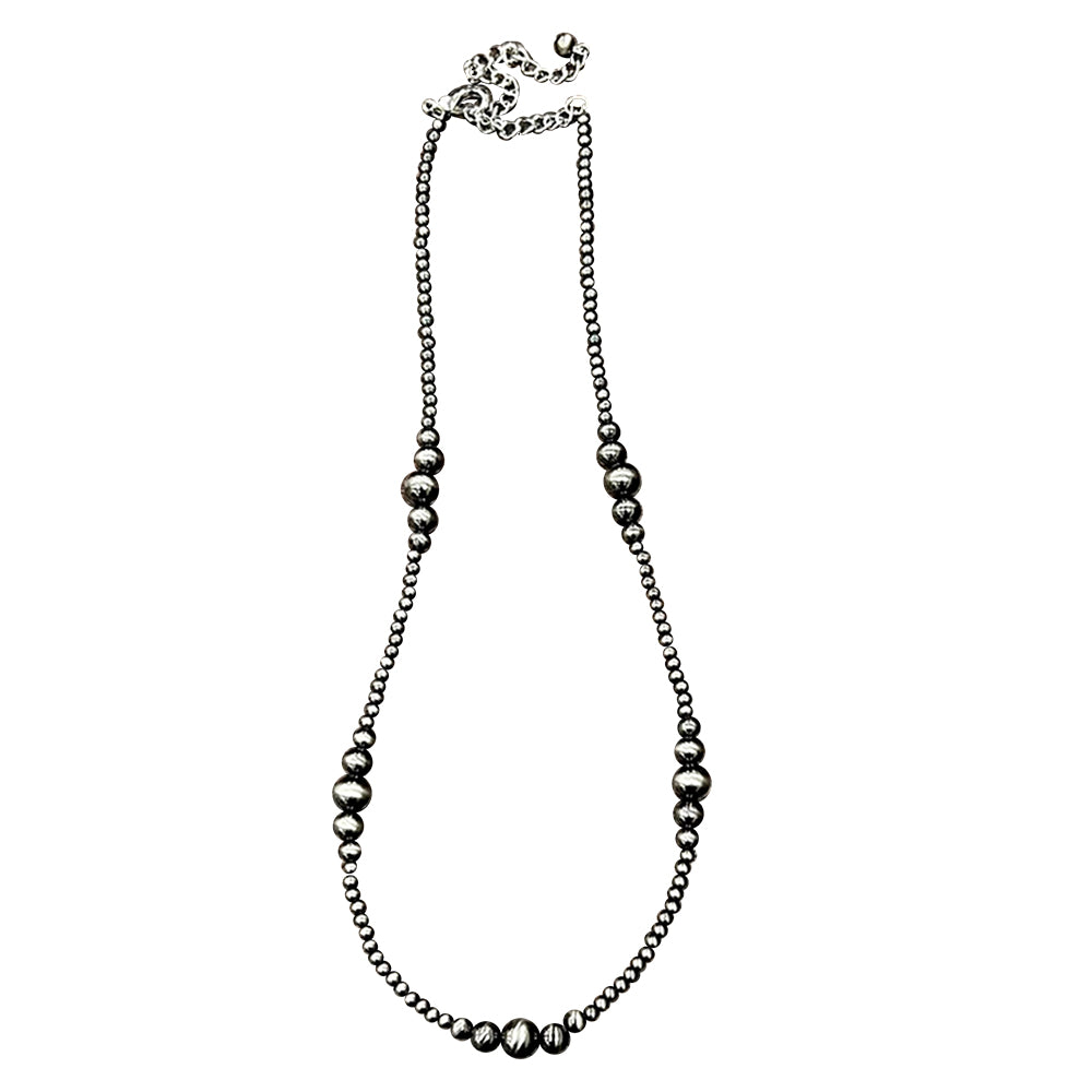 South Texas Tack Apparel Jewelry Faux Polished Navajo Bead 22" Necklace