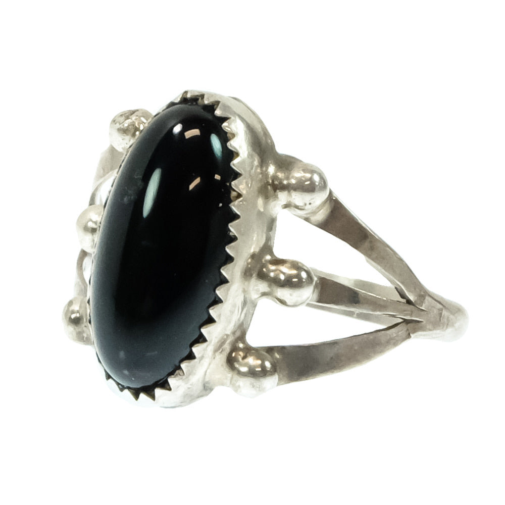 South Texas Tack Apparel Jewelry Mark A Onyx And Silver Three Strand Ring