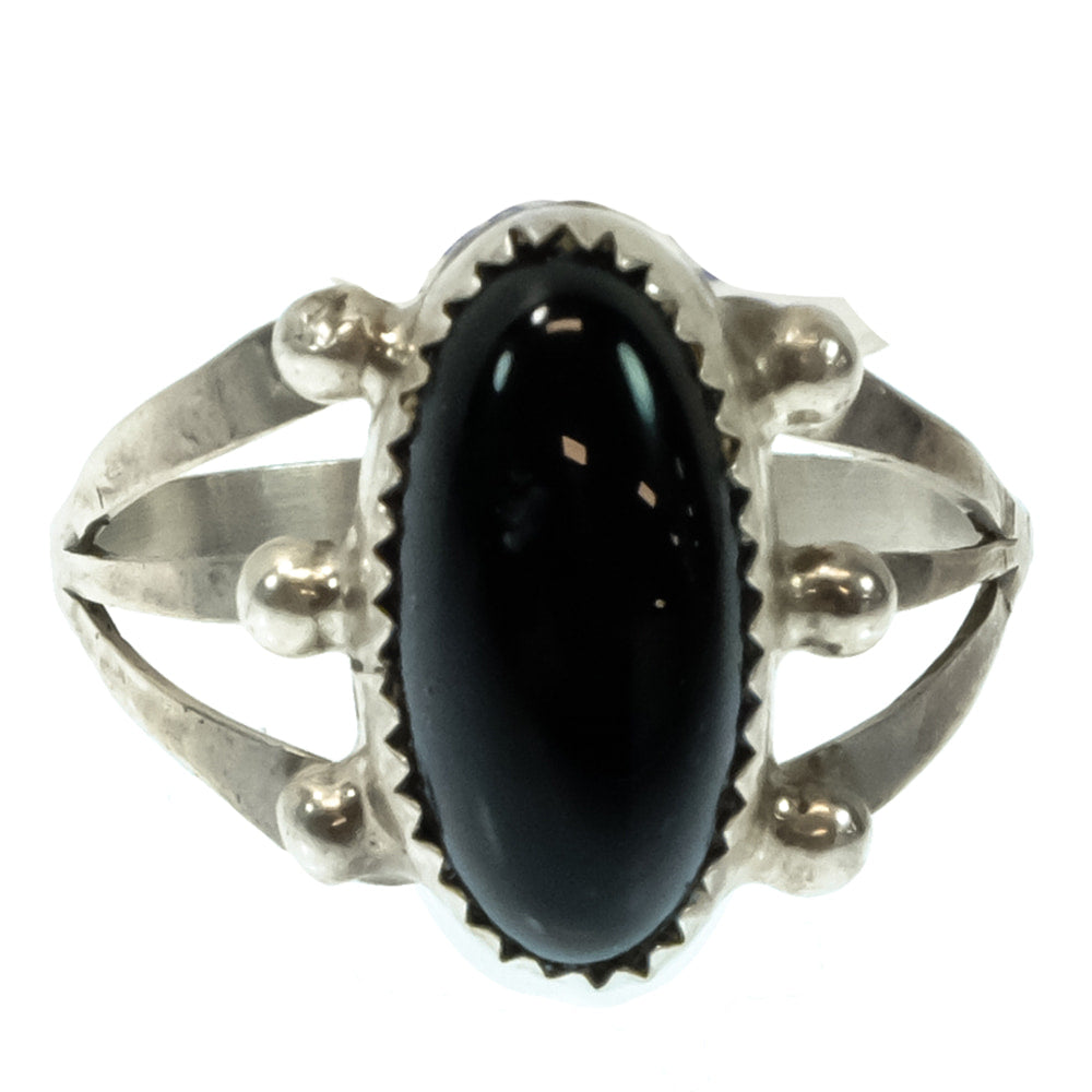 South Texas Tack Apparel Jewelry Mark A Onyx And Silver Three Strand Ring
