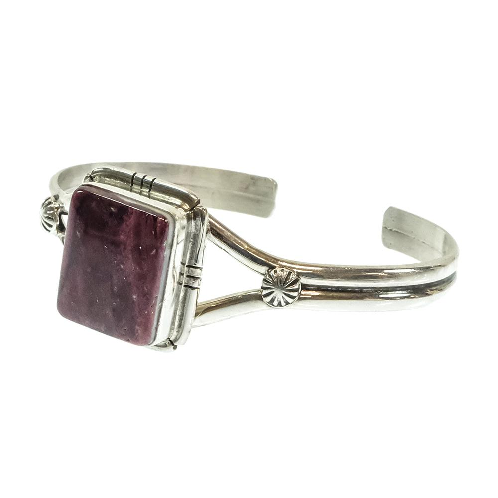 South Texas Tack Apparel Jewelry Purple/Silver S.E. Native American Navajo Sterling Silver Purple Spiny Oyster Cuff Bracelet