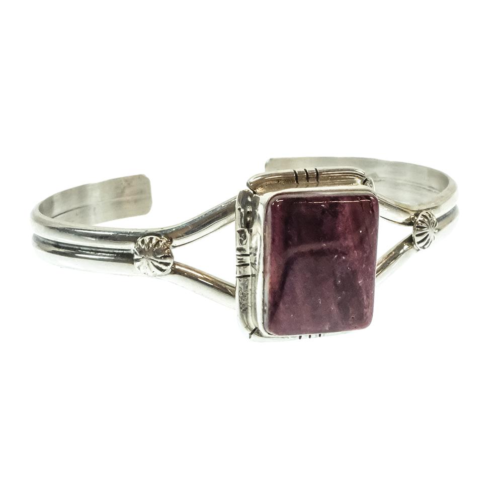 South Texas Tack Apparel Jewelry Purple/Silver S.E. Native American Navajo Sterling Silver Purple Spiny Oyster Cuff Bracelet