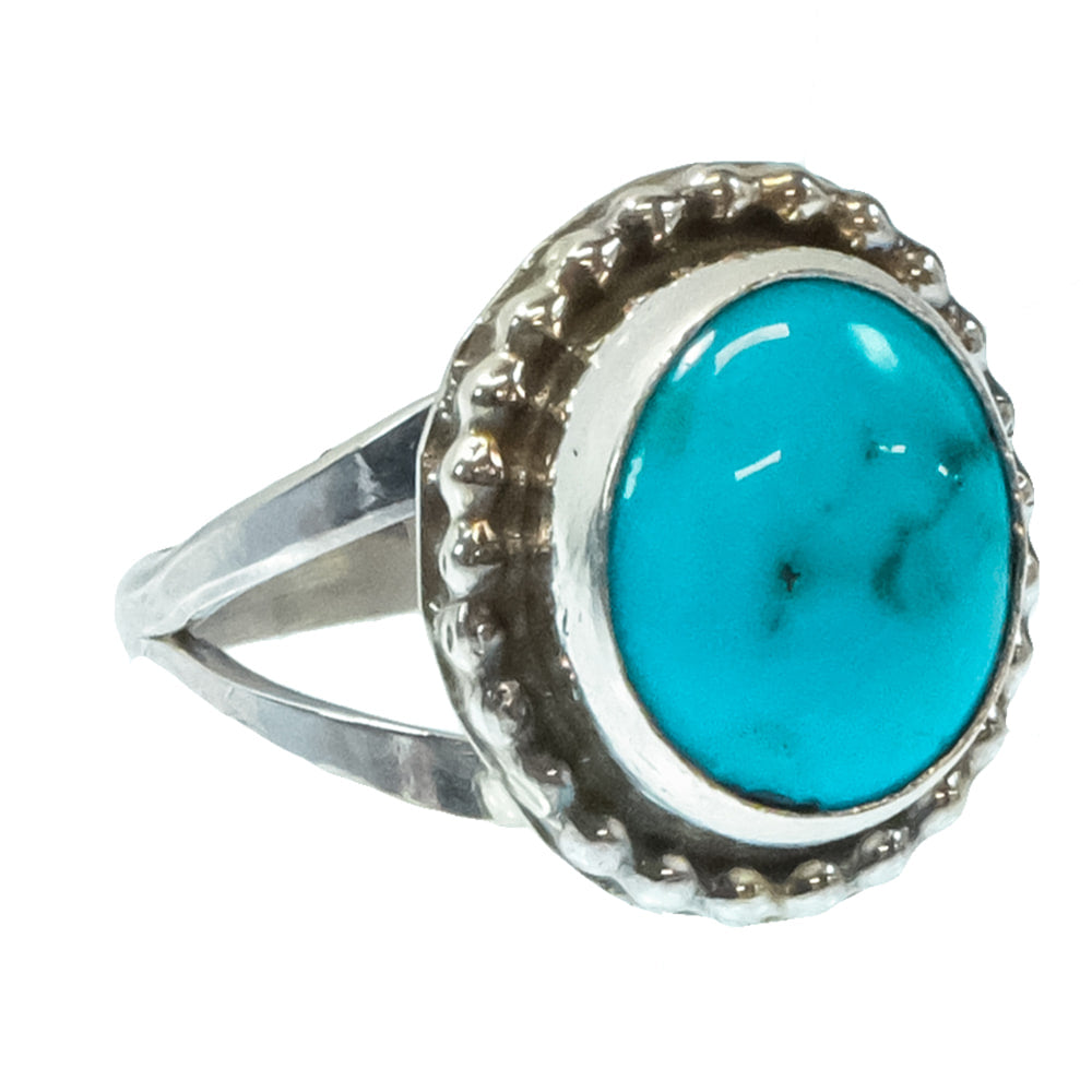 South Texas Tack Apparel Jewelry Robinson Martinez Native American Navajo Sterling Silver Turquoise Ring