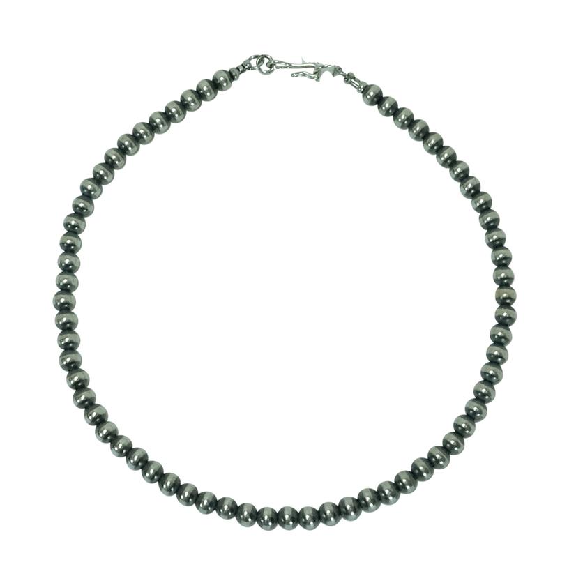 South Texas Tack Apparel Jewelry Silver / 13 Inch Navajo Pearl Necklace 5mm x 13inch