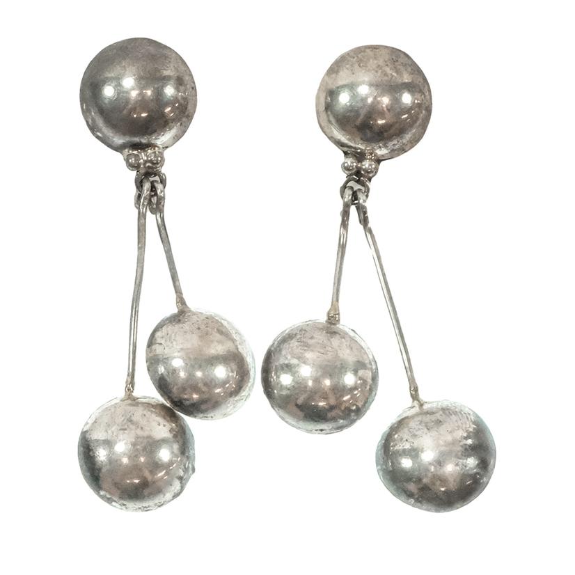 South Texas Tack Apparel Jewelry Silver South Texas Tack Silver Circle Fun Earring