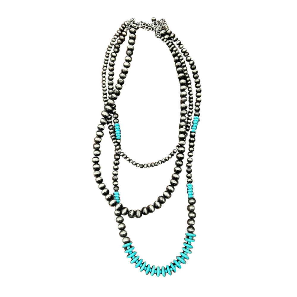 South Texas Tack Apparel Jewelry South Texas Tack Apparel Handmade Faux Navajo Bead Necklace 30"