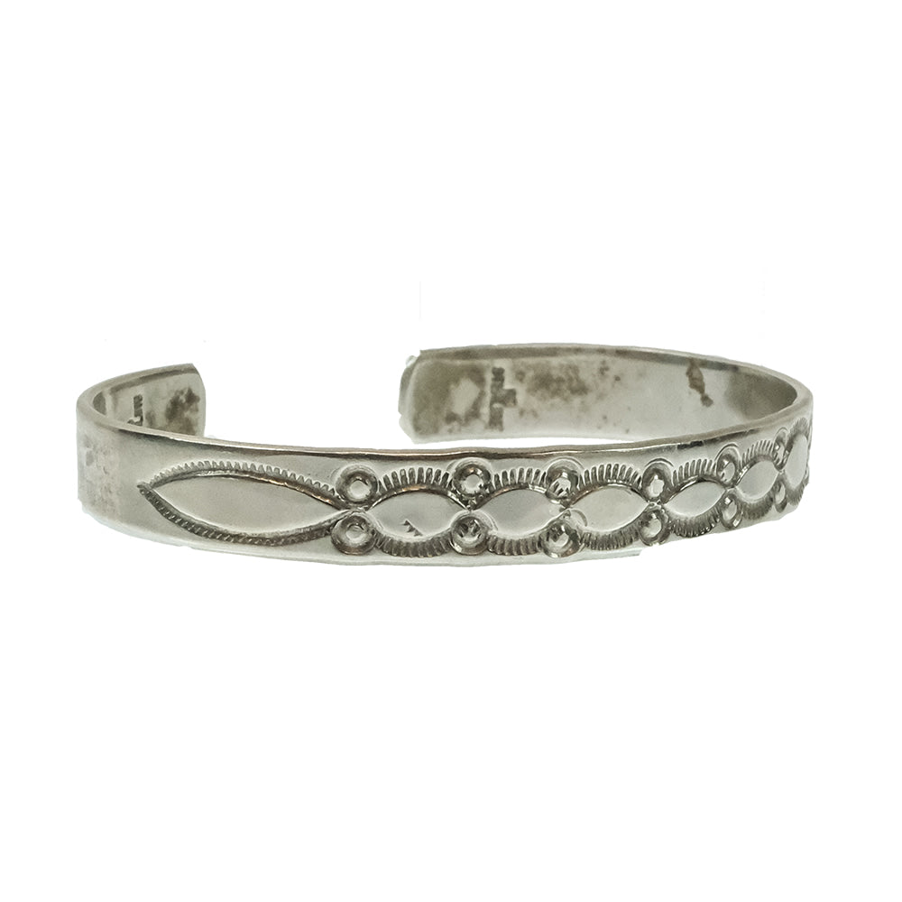 South Texas Tack Apparel Jewelry South Texas Tack Ornate Floral and Vine Silver Vintage Cuff