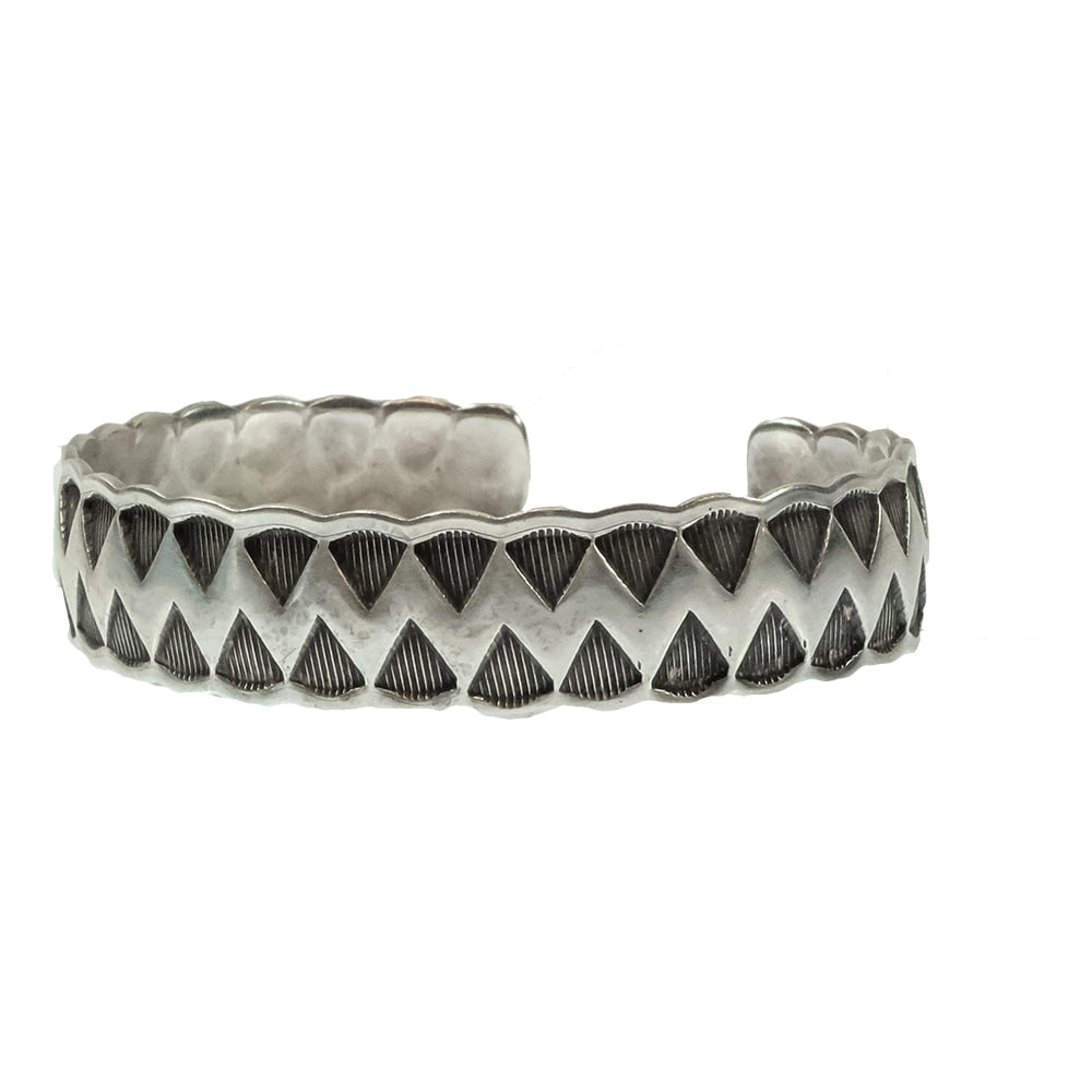 South Texas Tack Apparel Jewelry South Texas Tack Silver Southwestern Geometric Lattice Vintage Cuff