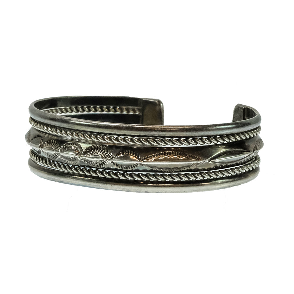 South Texas Tack Apparel Jewelry South Texas Tack Southwestern Twisted Wire Silver Carinated Cuff